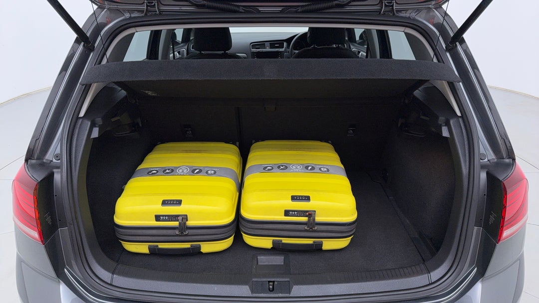 Boot Inside View with Luggage