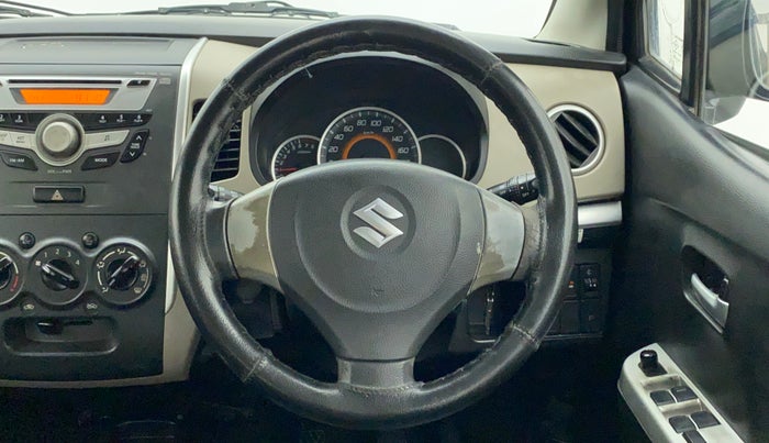 2013 Maruti Wagon R 1.0 VXI, Petrol, Manual, 78,410 km, Steering Wheel Close Up
