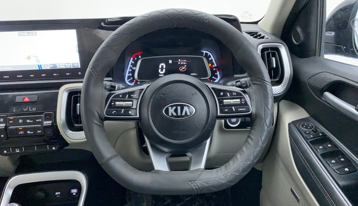 2021 KIA SONET HTX PLUS 1.0 IMT, Petrol, Manual, 15,355 km, Steering Wheel Close Up