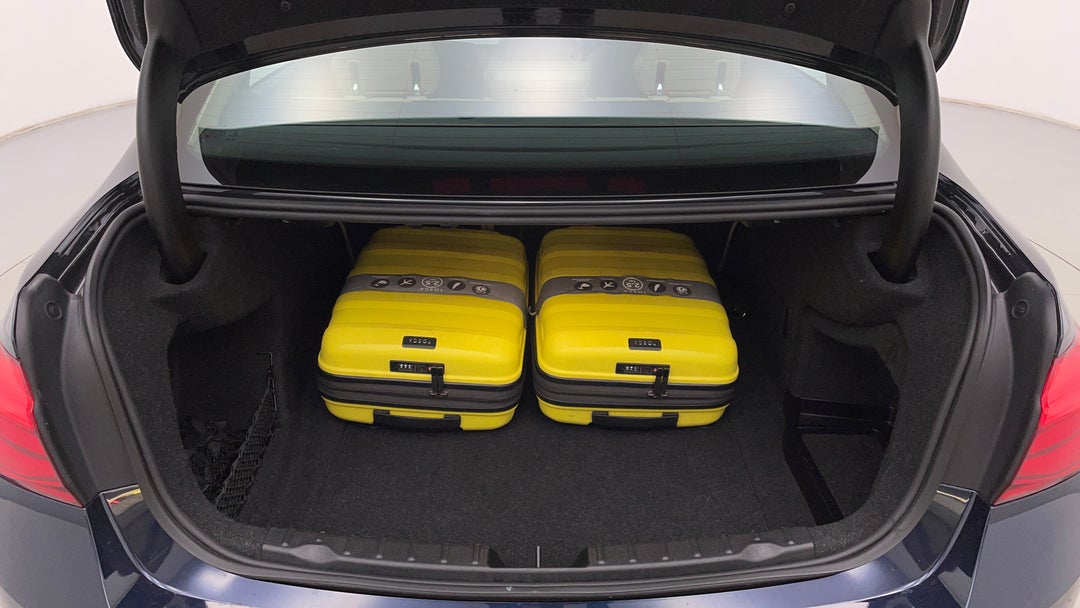 Boot Inside View with Luggage
