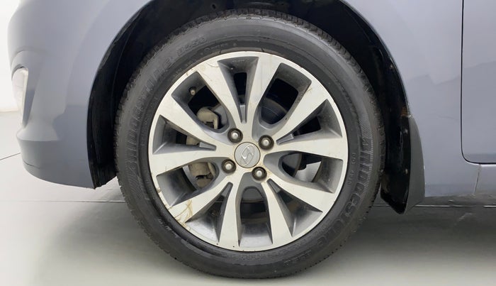 2017 Hyundai Verna 1.6 SX VTVT AT, Petrol, Automatic, 58,830 km, Left Front Wheel
