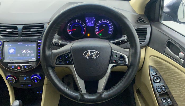 2017 Hyundai Verna 1.6 SX VTVT AT, Petrol, Automatic, 58,830 km, Steering Wheel Close Up