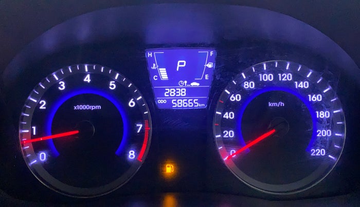 2017 Hyundai Verna 1.6 SX VTVT AT, Petrol, Automatic, 58,830 km, Odometer Image