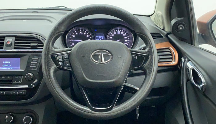 2018 Tata TIGOR XZ 1.2 REVOTRON, Petrol, Manual, 58,270 km, Steering Wheel Close Up