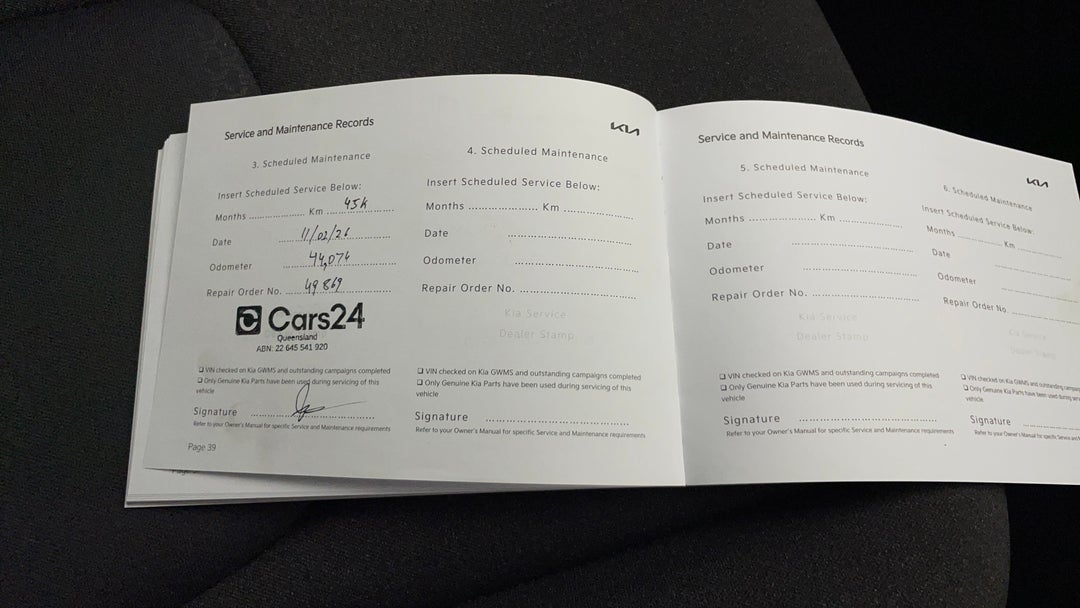 2024 Kia Carnival S, Automatic, 44081 km, Service History