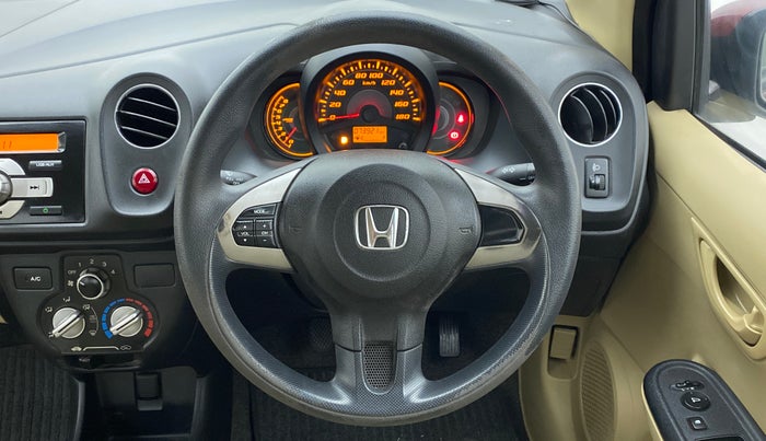 2014 Honda Amaze 1.2 SMT I VTEC, Petrol, Manual, 73,922 km, Steering Wheel Close Up