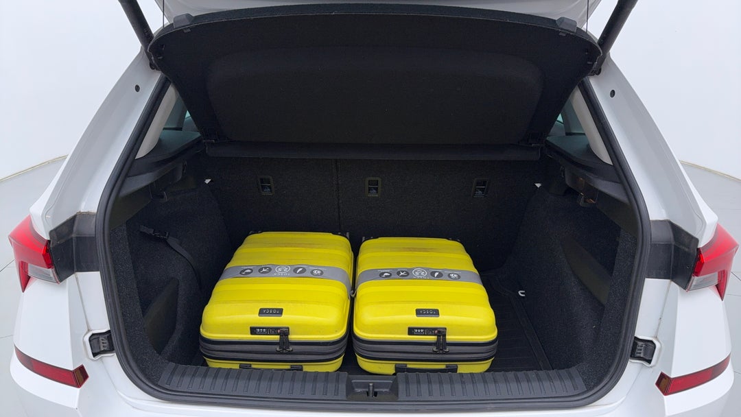 Boot Inside View with Luggage