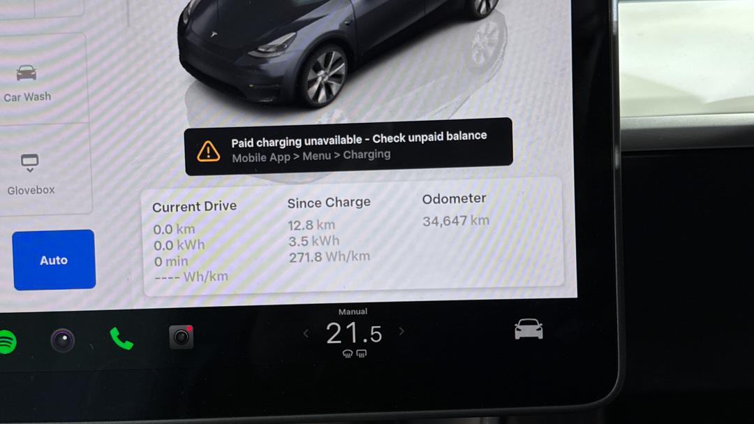 2023 Tesla Model Y Rear-wheel Drive, Automatic, 34647 km, Odometer View