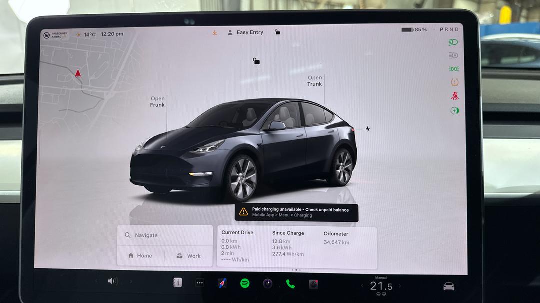 2023 Tesla Model Y Rear-wheel Drive, Automatic, 34647 km, Infotainment System