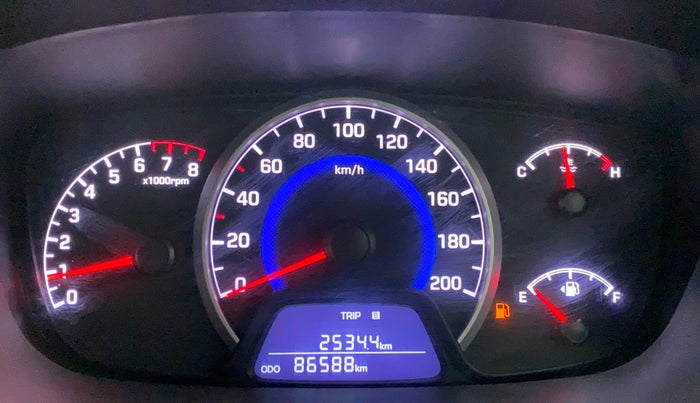 2019 Hyundai Grand i10 SPORTZ 1.2 KAPPA VTVT, Petrol, Manual, 86,588 km, Odometer Image