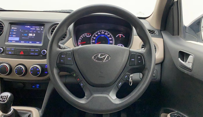 2019 Hyundai Grand i10 SPORTZ 1.2 KAPPA VTVT, Petrol, Manual, 86,588 km, Steering Wheel Close Up