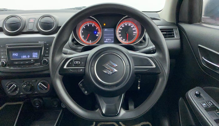 2019 Maruti Swift VXI D, Petrol, Manual, 22,626 km, Steering Wheel Close Up