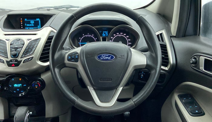 2016 Ford Ecosport 1.5 TITANIUM TI VCT AT, Petrol, Automatic, 1,54,231 km, Steering Wheel Close Up