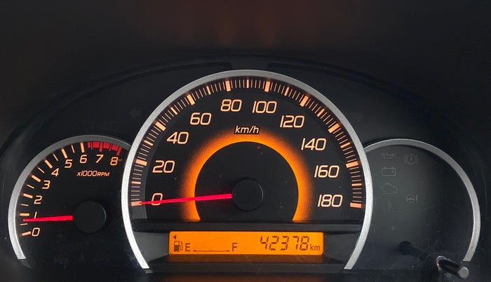 2015 Maruti Wagon R 1.0 VXI, Petrol, Manual, 42,400 km, Odometer Image
