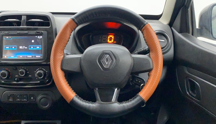 2018 Renault Kwid 1.0 RXT, Petrol, Manual, 18,392 km, Steering Wheel Close Up