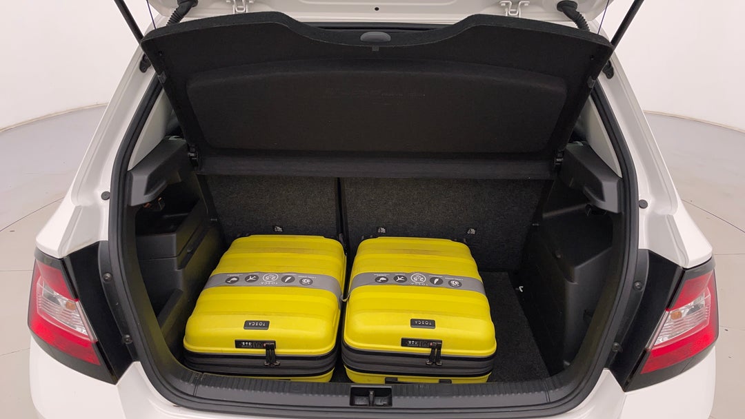 Boot Inside View with Luggage