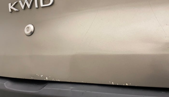 2017 Renault Kwid RXL 1.0, Petrol, Manual, 62,303 km, Dicky (Boot door) - Minor scratches