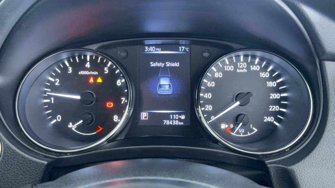 2020 Nissan X-trail St (4x2), Automatic, 78438 km, Odometer View