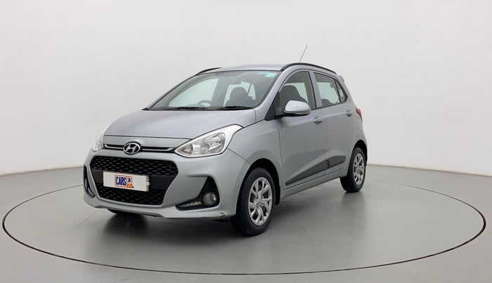 2019 Hyundai Grand i10 SPORTZ 1.2 KAPPA VTVT, Petrol, Manual, 11,686 km, Left Front Diagonal