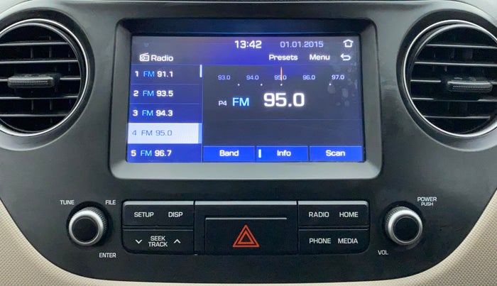 2019 Hyundai Grand i10 SPORTZ 1.2 KAPPA VTVT, Petrol, Manual, 11,609 km, Infotainment System