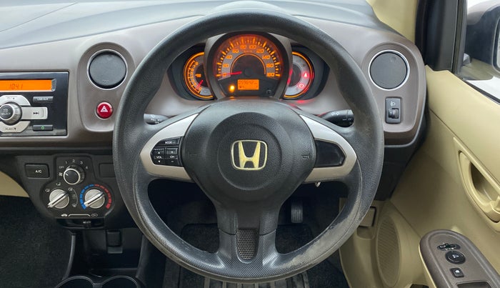 2013 Honda Brio 1.2 S MT I VTEC, Petrol, Manual, 59,739 km, Steering Wheel Close Up
