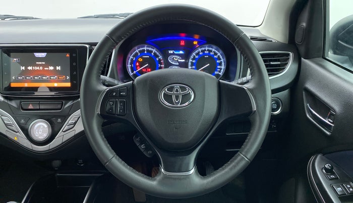 2019 Toyota Glanza V MT PETROL, Petrol, Manual, 8,415 km, Steering Wheel Close Up