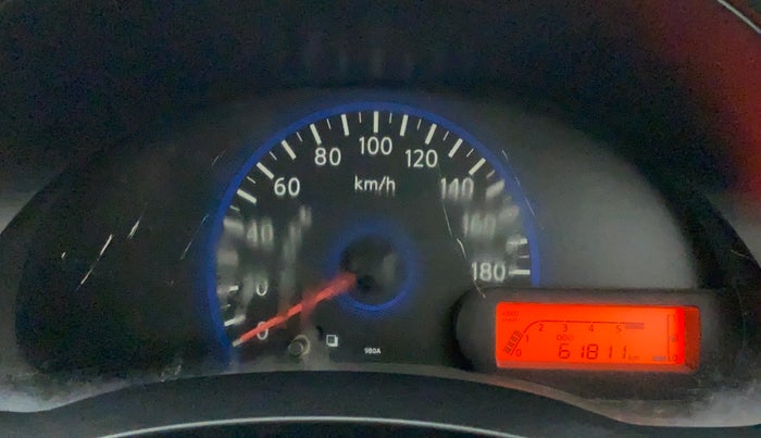 2017 Datsun Go T, Petrol, Manual, 61,811 km, Odometer Image