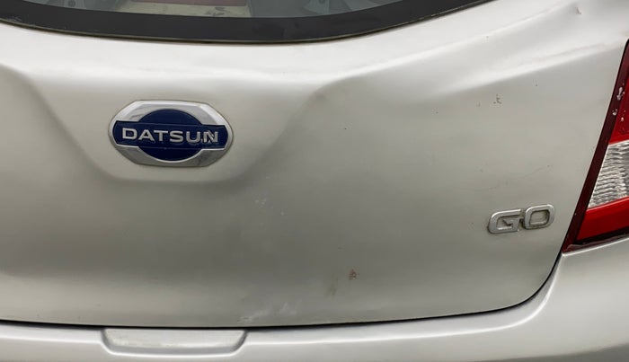 2017 Datsun Go T, Petrol, Manual, 61,811 km, Rear monogram/logo - Slight discoloration