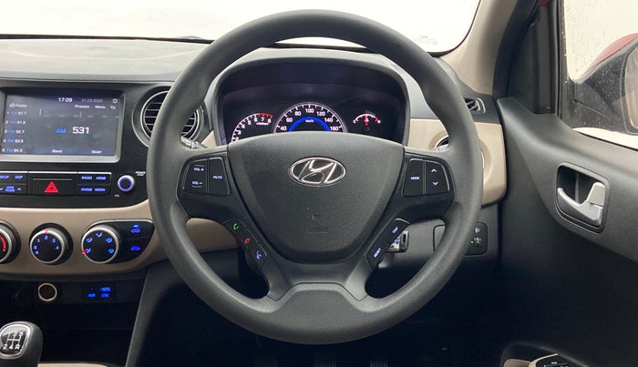 2018 Hyundai Grand i10 SPORTZ 1.2 KAPPA VTVT, Petrol, Manual, 16,375 km, Steering Wheel Close Up