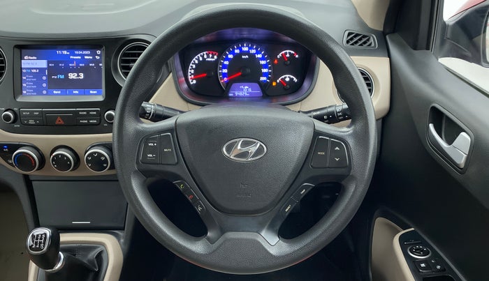2018 Hyundai Xcent SX 1.2, CNG, Manual, 94,829 km, Steering Wheel Close Up