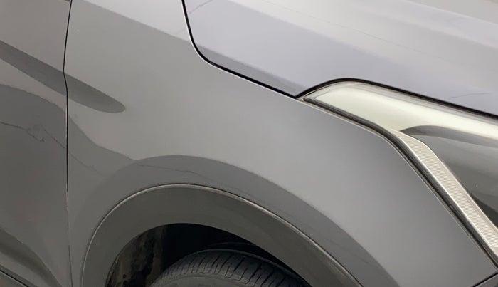 2016 Hyundai Creta SX PLUS 1.6 PETROL, Petrol, Manual, 70,474 km, Right fender - Paint has minor damage
