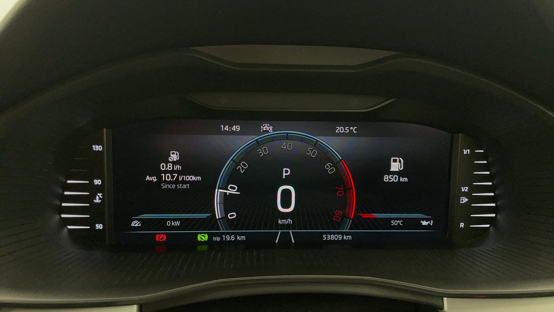 2022 SKODA Scala 110tsi Ambition, Automatic, 53809 km, Odometer View