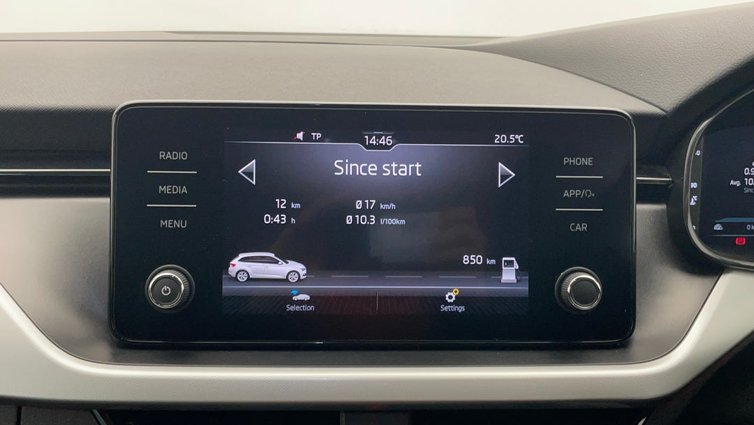 2022 SKODA Scala 110tsi Ambition, Automatic, 53809 km, Infotainment System