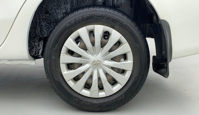 2011 Toyota Etios G, Petrol, Manual, 75,091 km, Left Rear Wheel