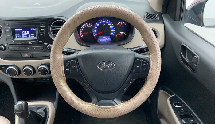 2017 Hyundai Xcent E PLUS, Petrol, Manual, 61,001 km, Steering Wheel Close Up