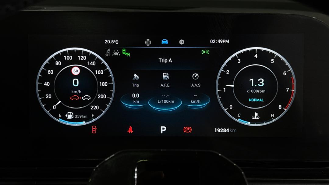 2025 Chery C5 Ultimate, Automatic, 19284 km, Odometer View