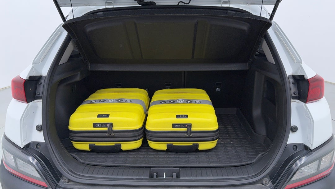 Boot Inside View with Luggage