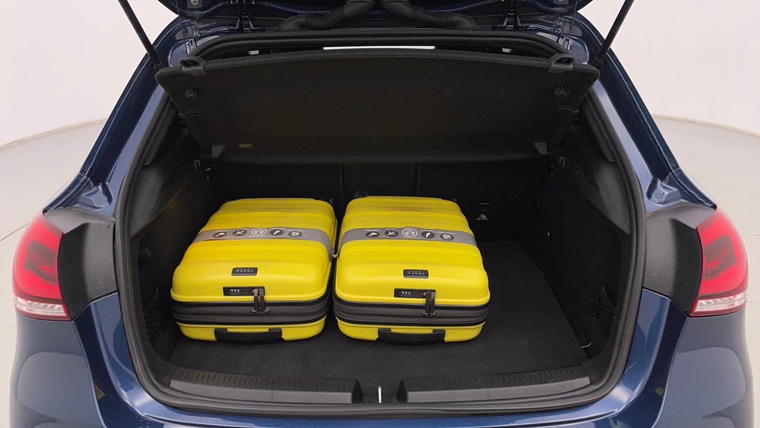 Boot Inside View with Luggage