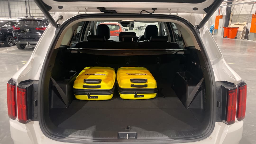 2021 Kia Sorento Sport+ 7 Seat, Automatic, 107538 km, Boot Inside View with Luggage