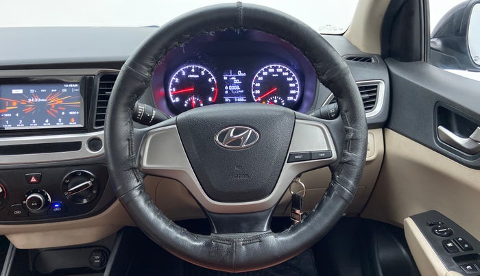 2018 Hyundai Verna 1.4 VTVT E, Petrol, Manual, 31,877 km, Steering Wheel Close Up