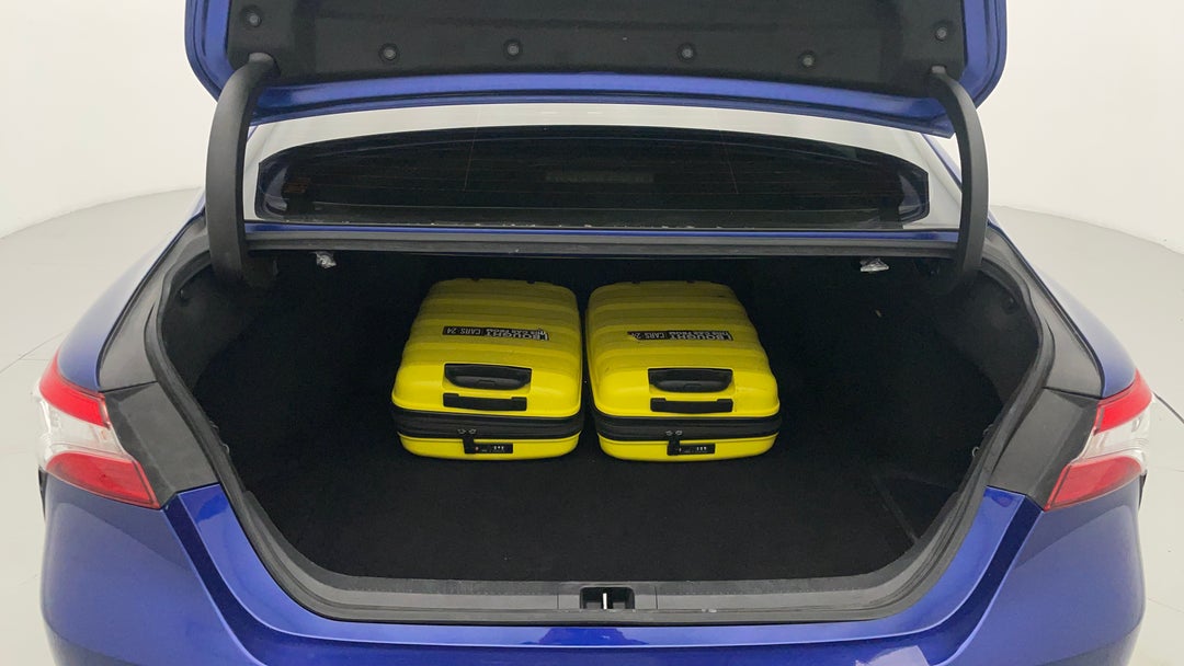 Boot Inside View with Luggage