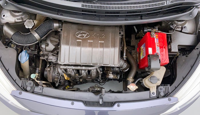 2015 Hyundai Grand i10 SPORTZ 1.2 KAPPA VTVT, Petrol, Manual, 34,290 km, Engine Bonet View