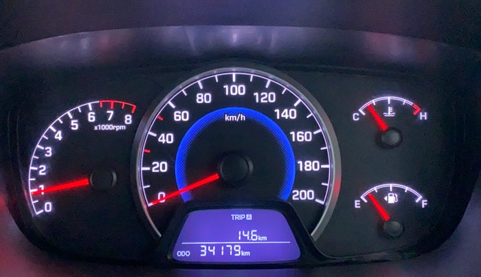2015 Hyundai Grand i10 SPORTZ 1.2 KAPPA VTVT, Petrol, Manual, 34,290 km, Odometer View