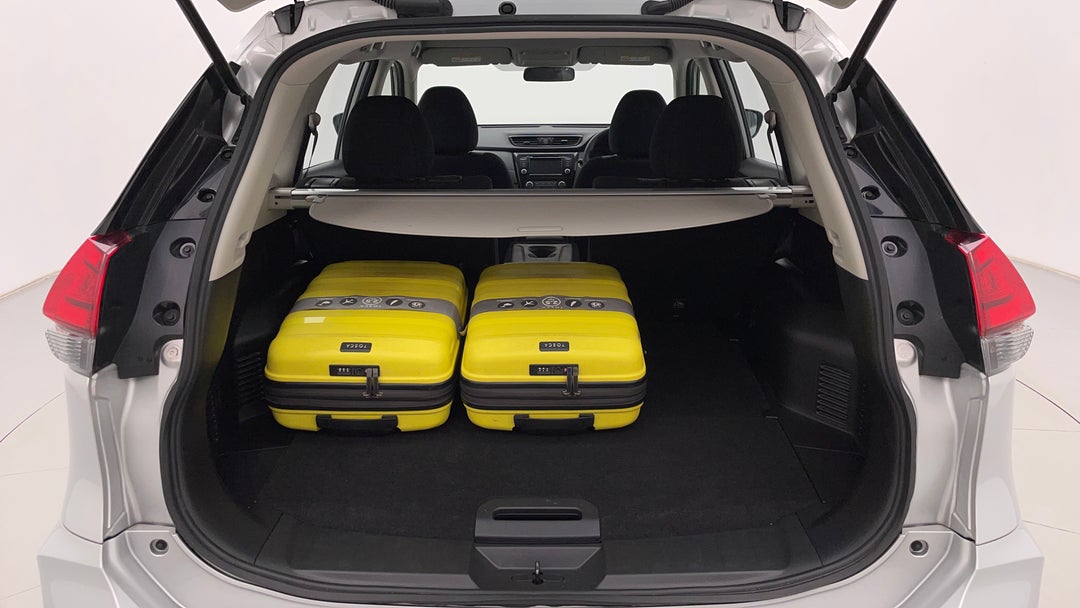Boot Inside View with Luggage
