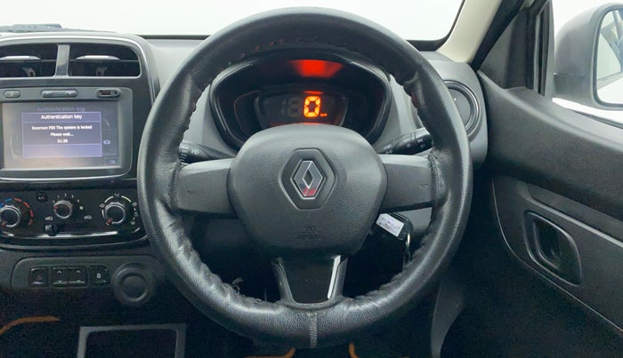 2017 Renault Kwid 1.0 RXT Opt, Petrol, Manual, 41,248 km, Steering Wheel Close Up