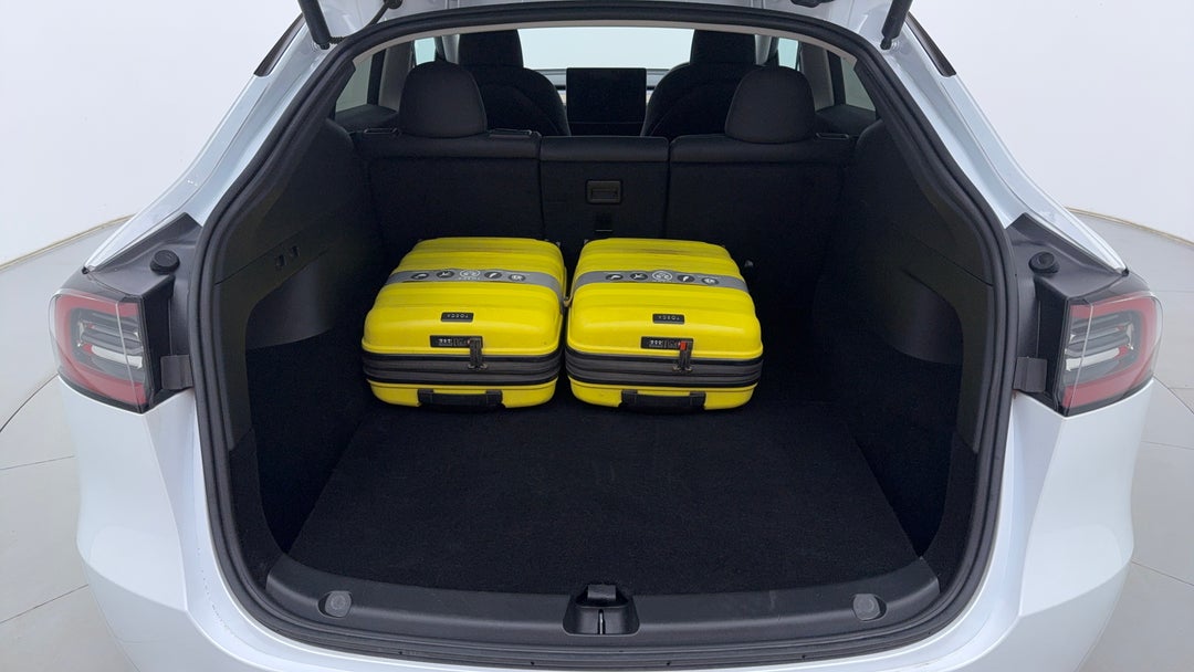 Boot Inside View with Luggage