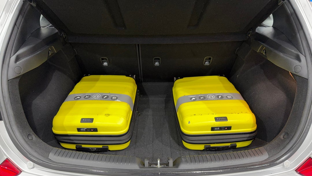 Boot Inside View with Luggage