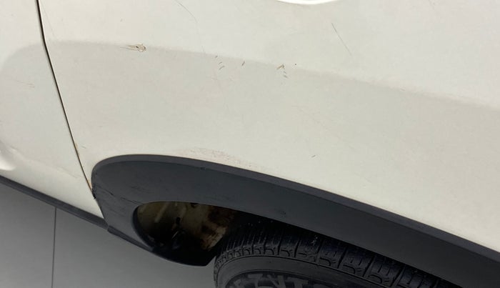 2017 Mahindra Kuv100 K4 6 STR, Petrol, Manual, 22,895 km, Left quarter panel - Minor scratches
