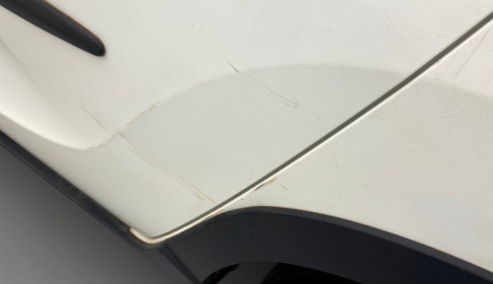 2017 Mahindra Kuv100 K4 6 STR, Petrol, Manual, 22,895 km, Rear left door - Minor scratches