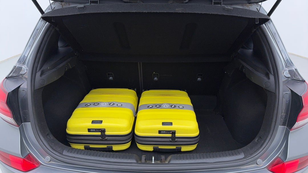 Boot Inside View with Luggage